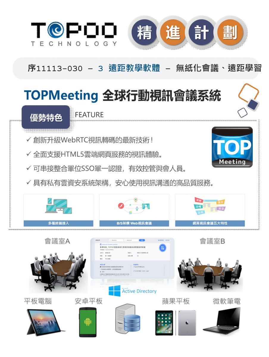 TOPMeeting 全球行動視訊會議系統